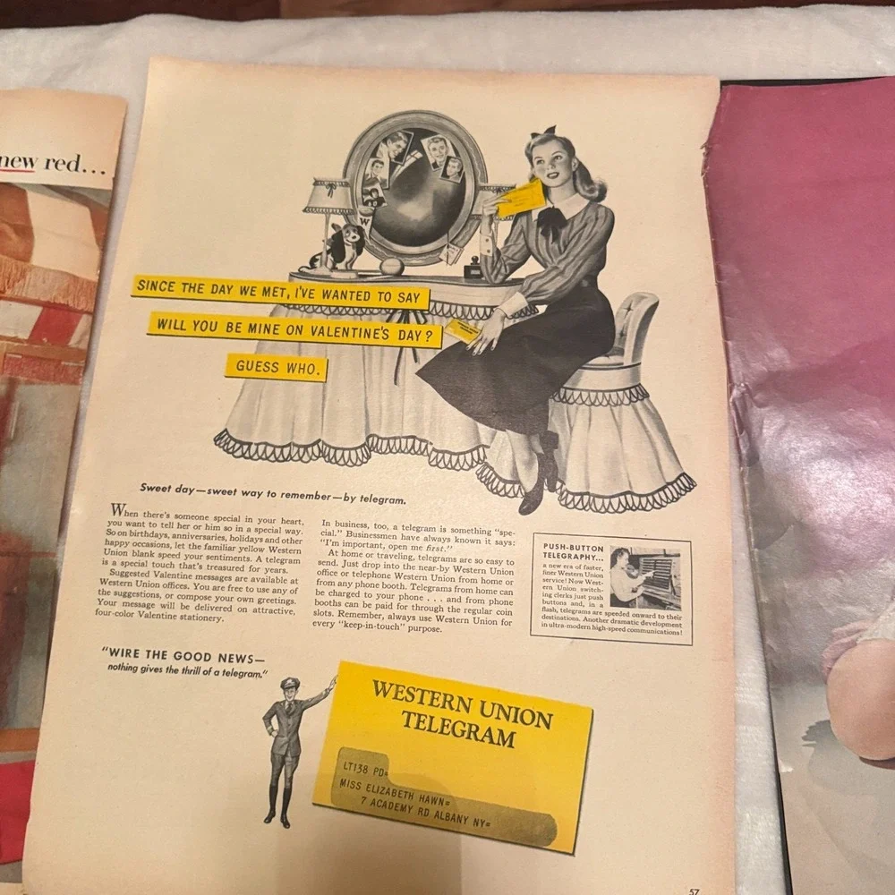Life magazine 1940s Print Ads Jean Harlow Remington Little Lulu Eureka‎